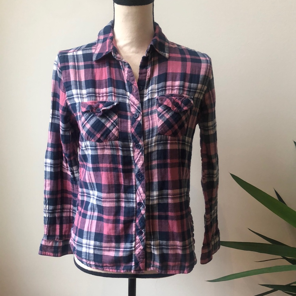 Super Soft Plaid Button Down; Beach Lunch Lounge